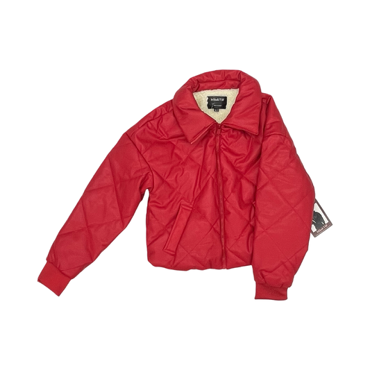 Jacket Puffer & Quilted By Clothes Mentor In Red, Size:M