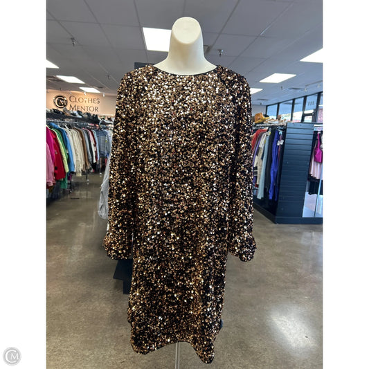 Dress Party Short By H&m In Gold, Size: M