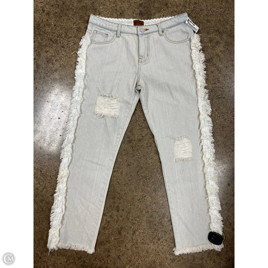 Jeans Straight By Pol In Blue Denim, Size: M