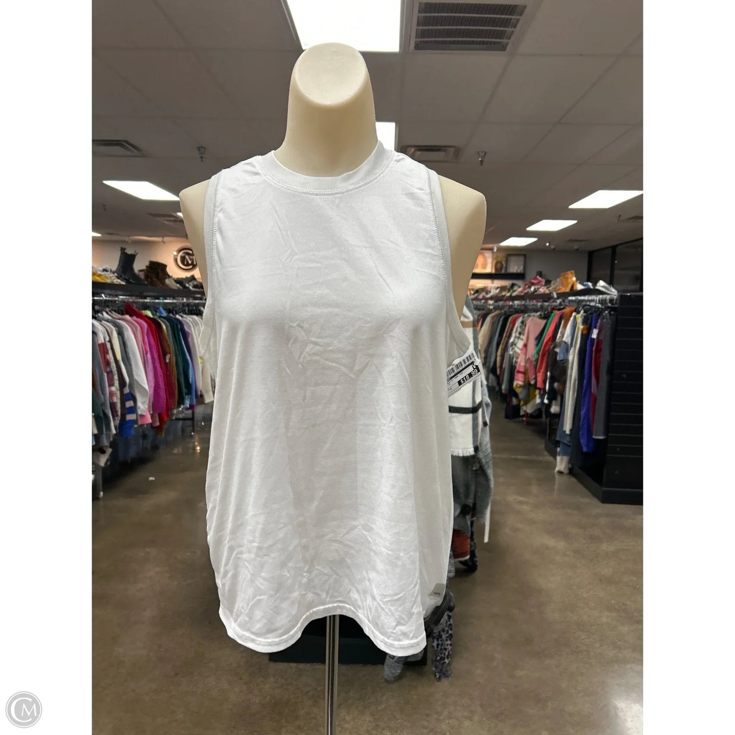 Athletic Tank Top By Vuori In White, Size: S