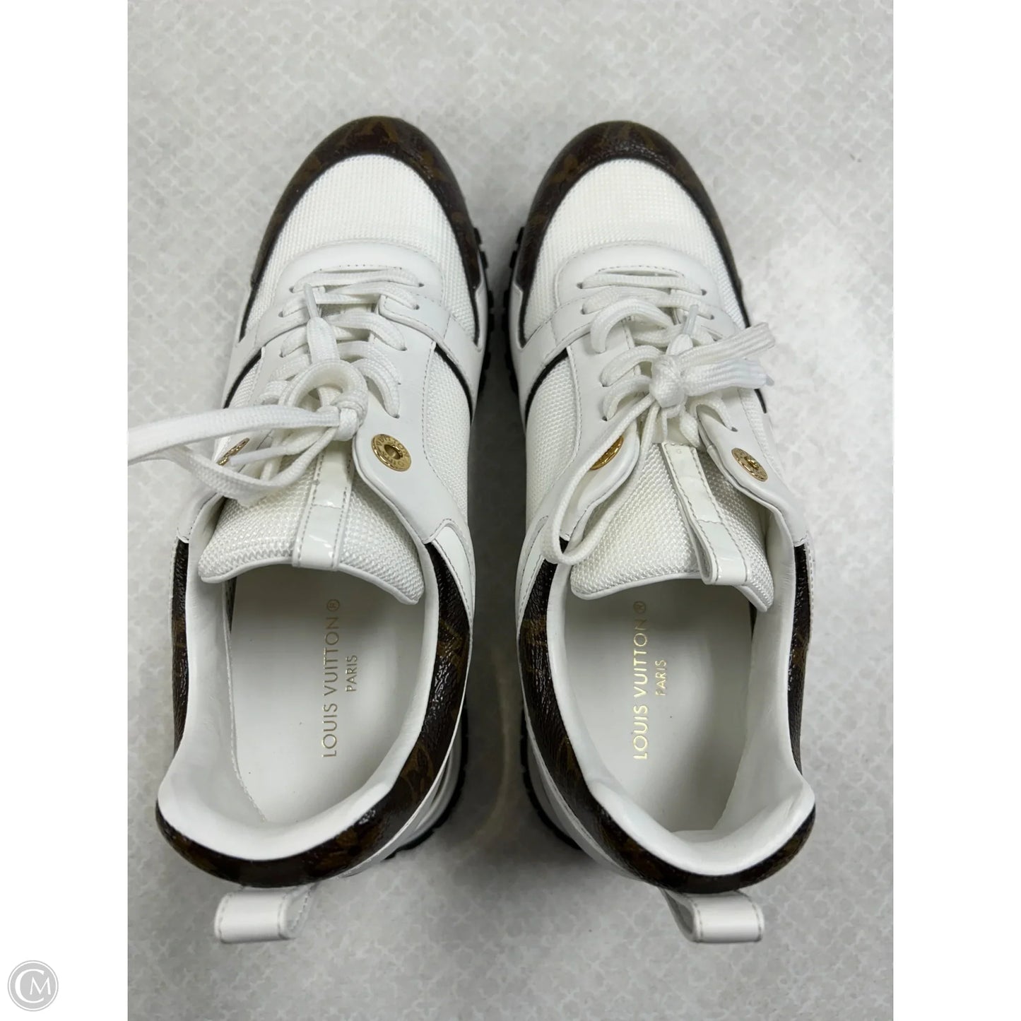 Shoes Luxury Designer By Louis Vuitton In White 38.5/8.5