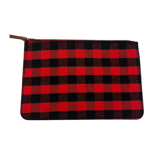 Makeup Bag By Cmf In Black & Red, Size:Large