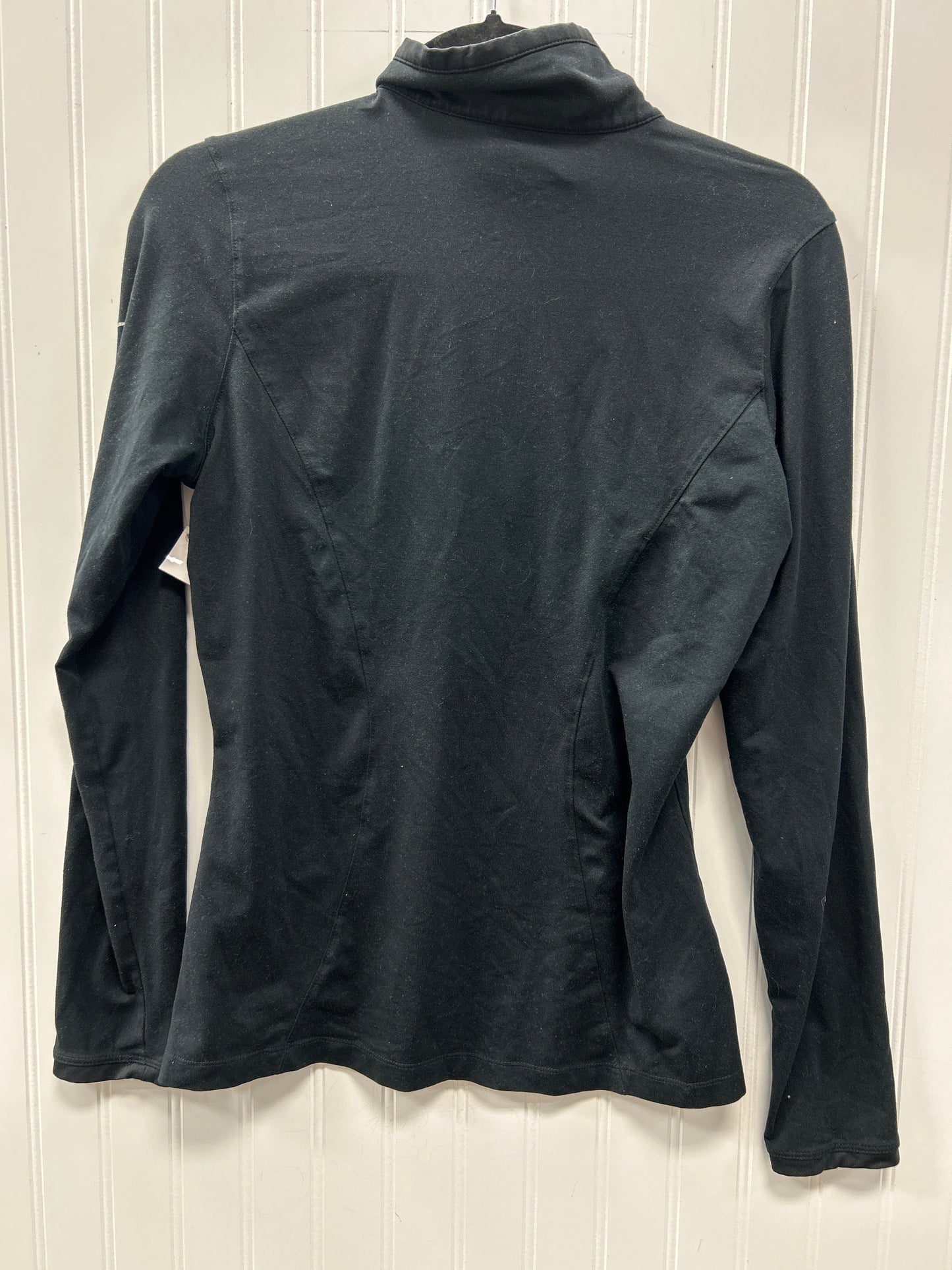 Athletic Top Ls Collar By Nike Apparel In Black, Size:M