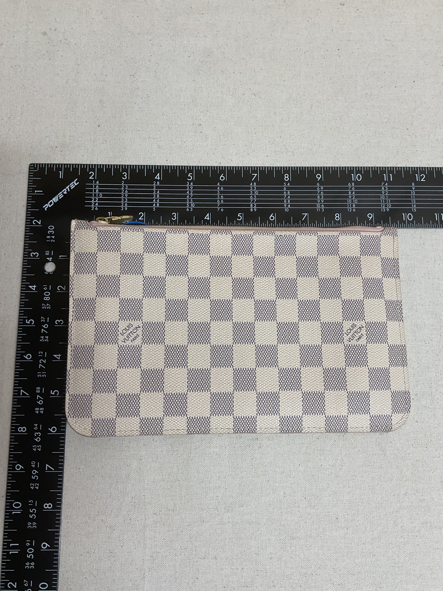 Wristlet Luxury Designer By Louis Vuitton In Cream, Size:Small