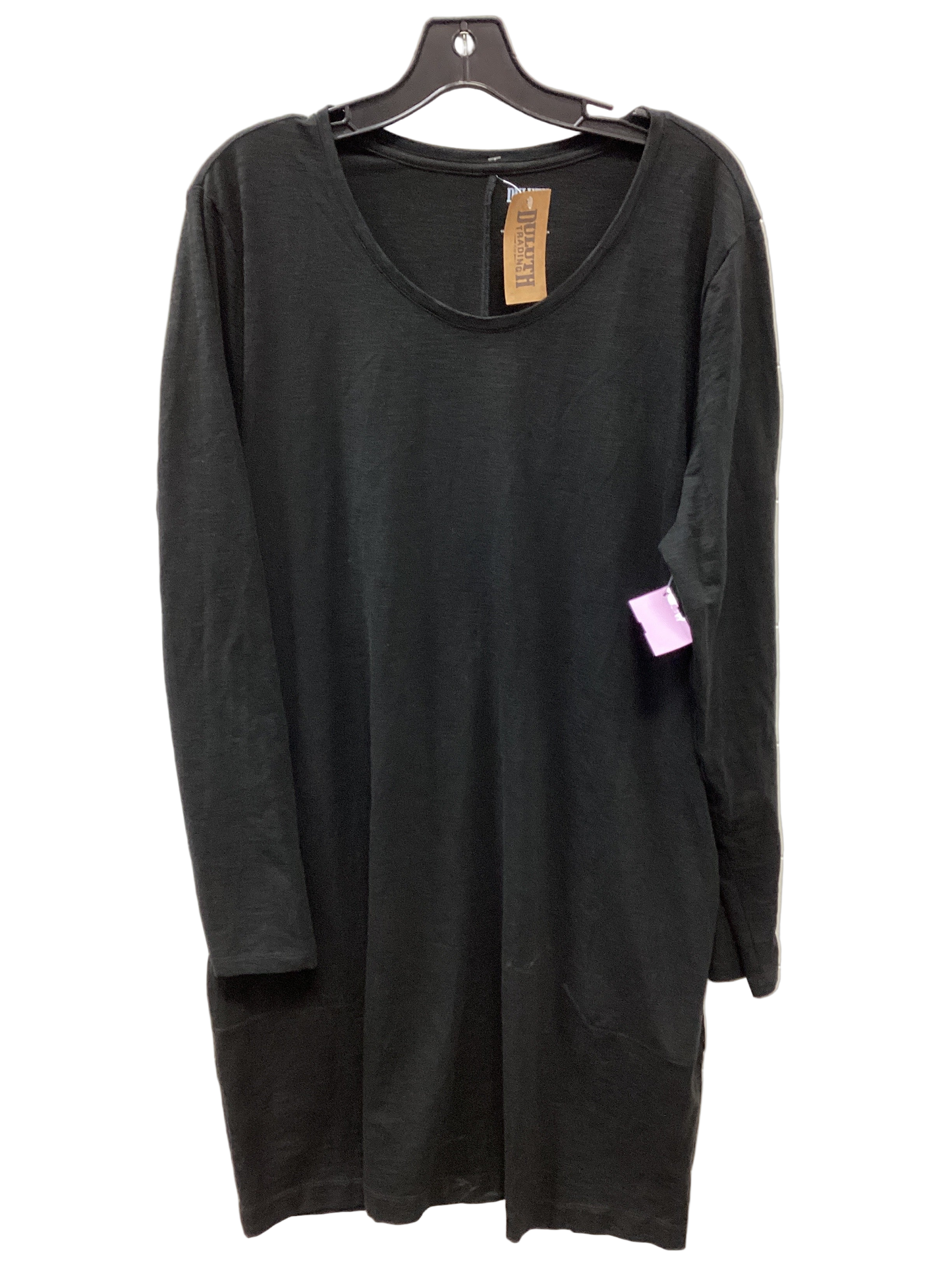 Dress Casual Midi By Duluth Trading In Black, Size:1X
