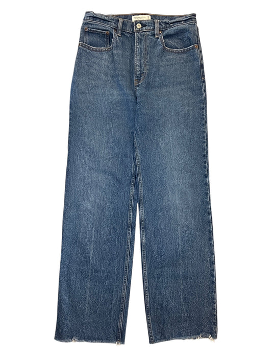 Jeans Boyfriend By Abercrombie And Fitch In Blue Denim, Size:6