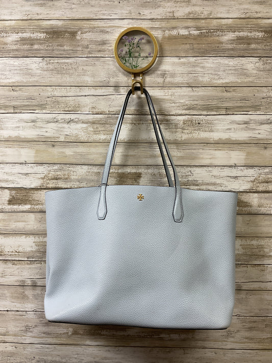 Handbag Designer By Tory Burch In Blue, Size:Large