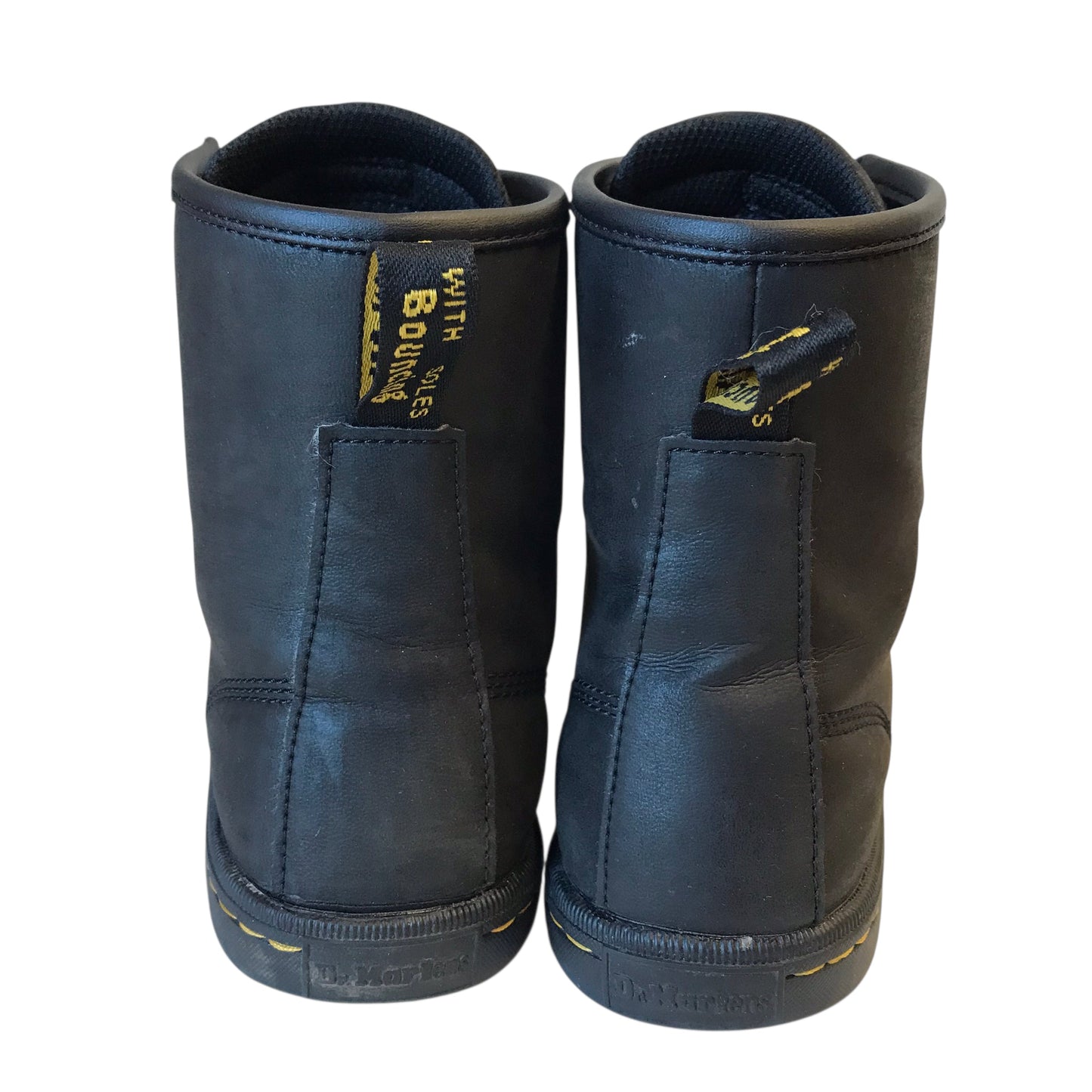 Boots Ankle Flats By Dr Martens In Black, Size:8