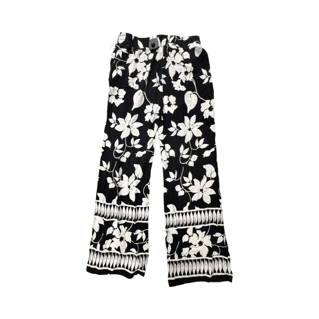 Pants Linen By Sienna Sky In Black & White, Size:L