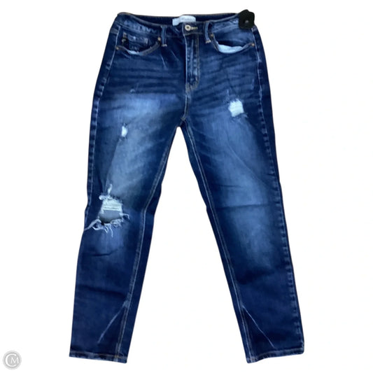 Jeans Boyfriend By Kancan In Blue Denim, Size: 10