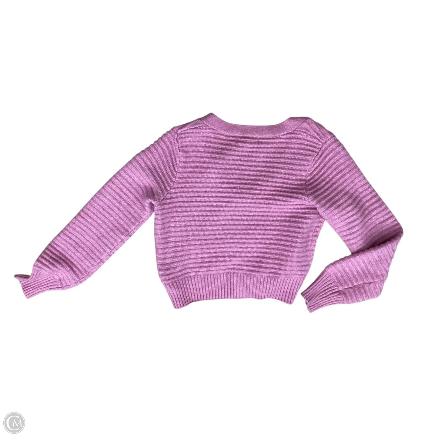 Sweater Cardigan By Happily Grey In Pink, Size: M