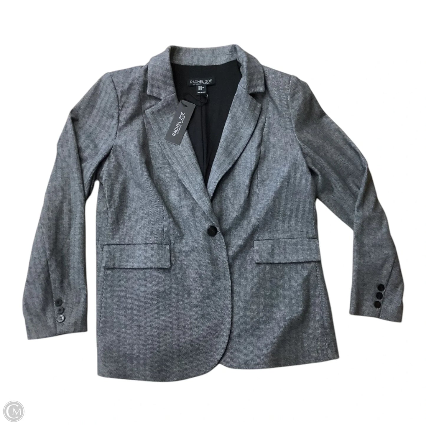 Blazer By Rachel Zoe In Grey, Size: Xl