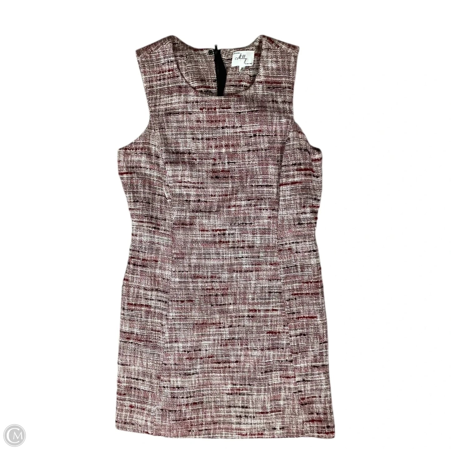 Dress Designer By Milly In Red & White, Size: M