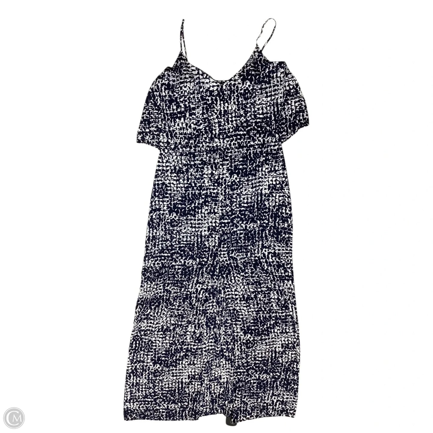 Dress Casual Maxi By White House Black Market In Blue & White, Size: S