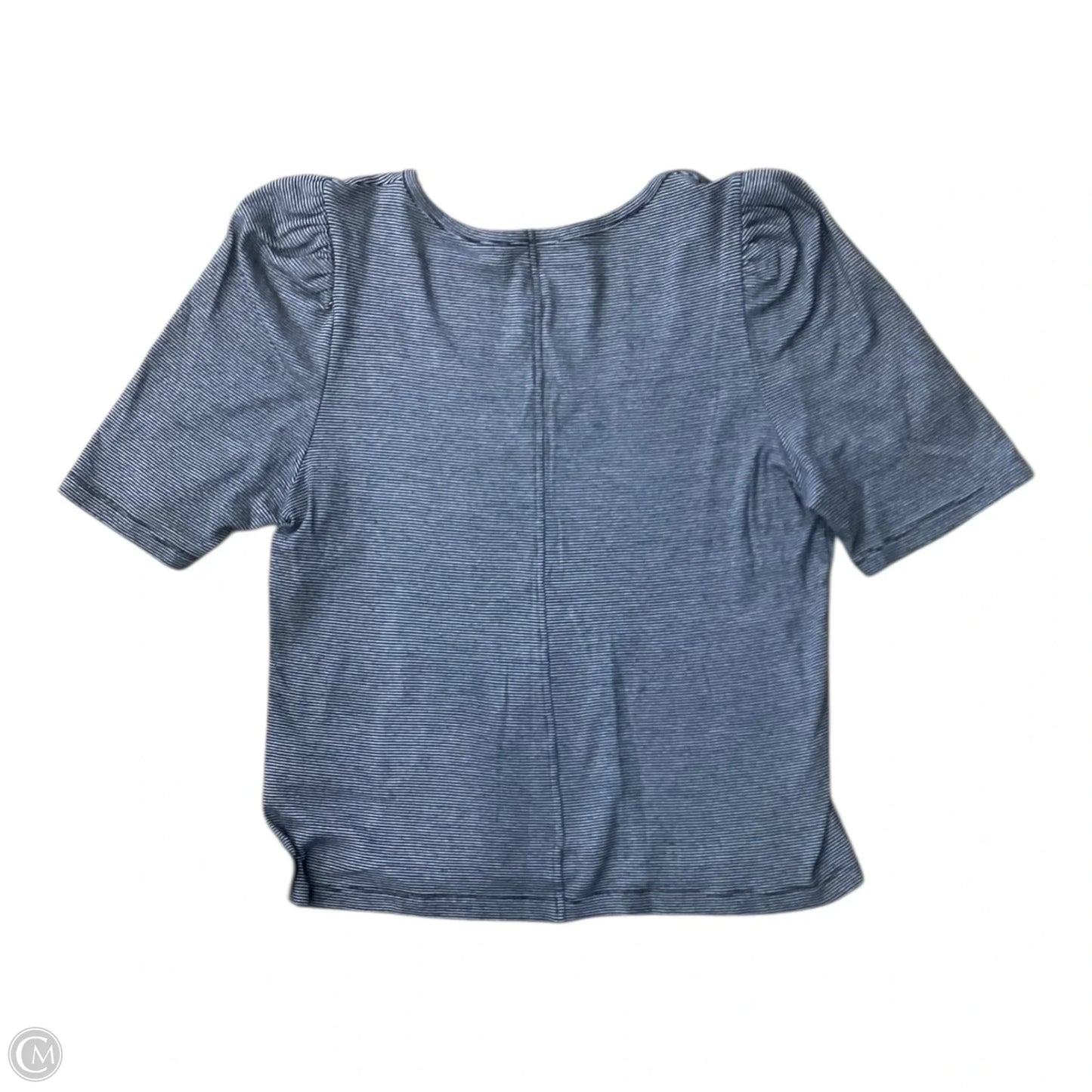 Top Short Sleeve By Madewell In Striped Pattern, Size: Xl