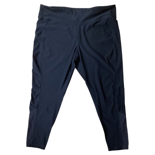 Athletic Leggings By Spalding In Black, Size: 3x