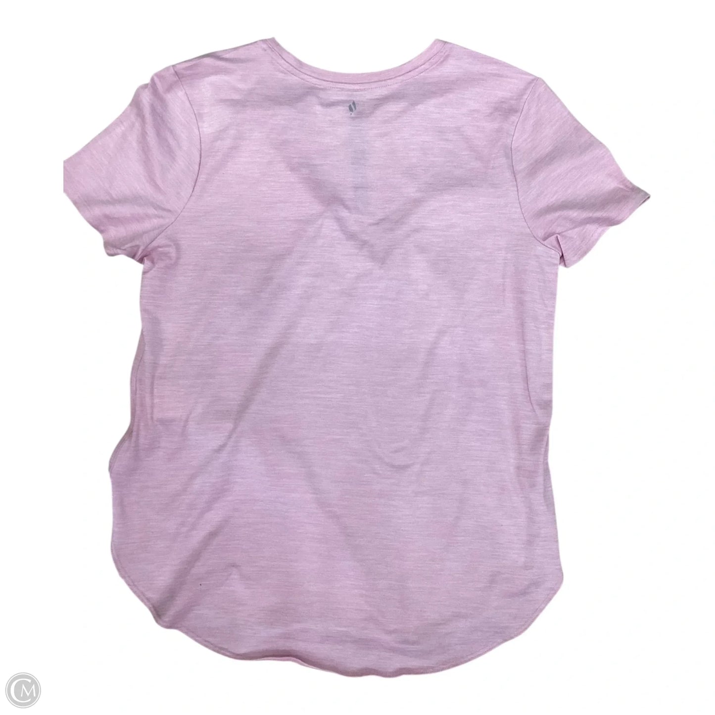 Athletic Top Short Sleeve By Skechers In Pink, Size: M