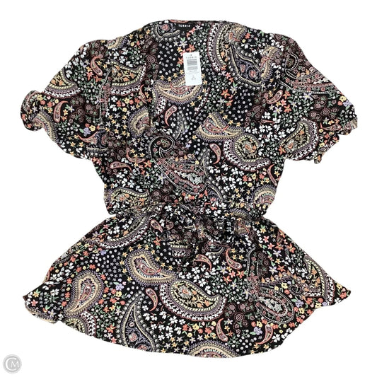 Blouse Short Sleeve By Torrid In Multi-colored, Size: 2x