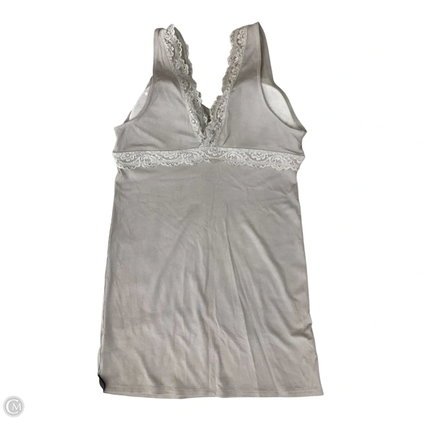 Top Sleeveless By Easel In Tan, Size: L