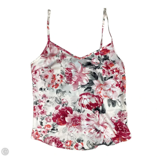 Top Sleeveless By White House Black Market In Floral Print, Size: 8