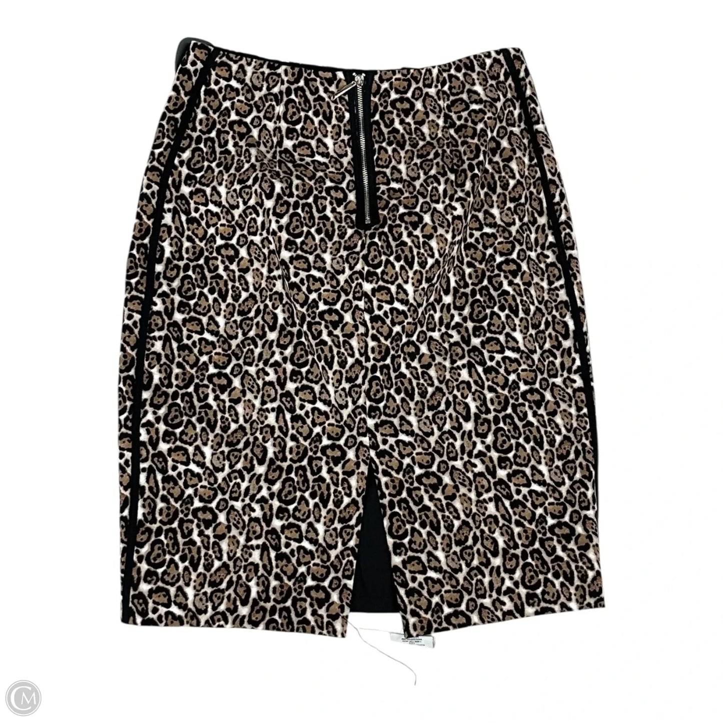 Skirt Midi By White House Black Market In Animal Print, Size: 4