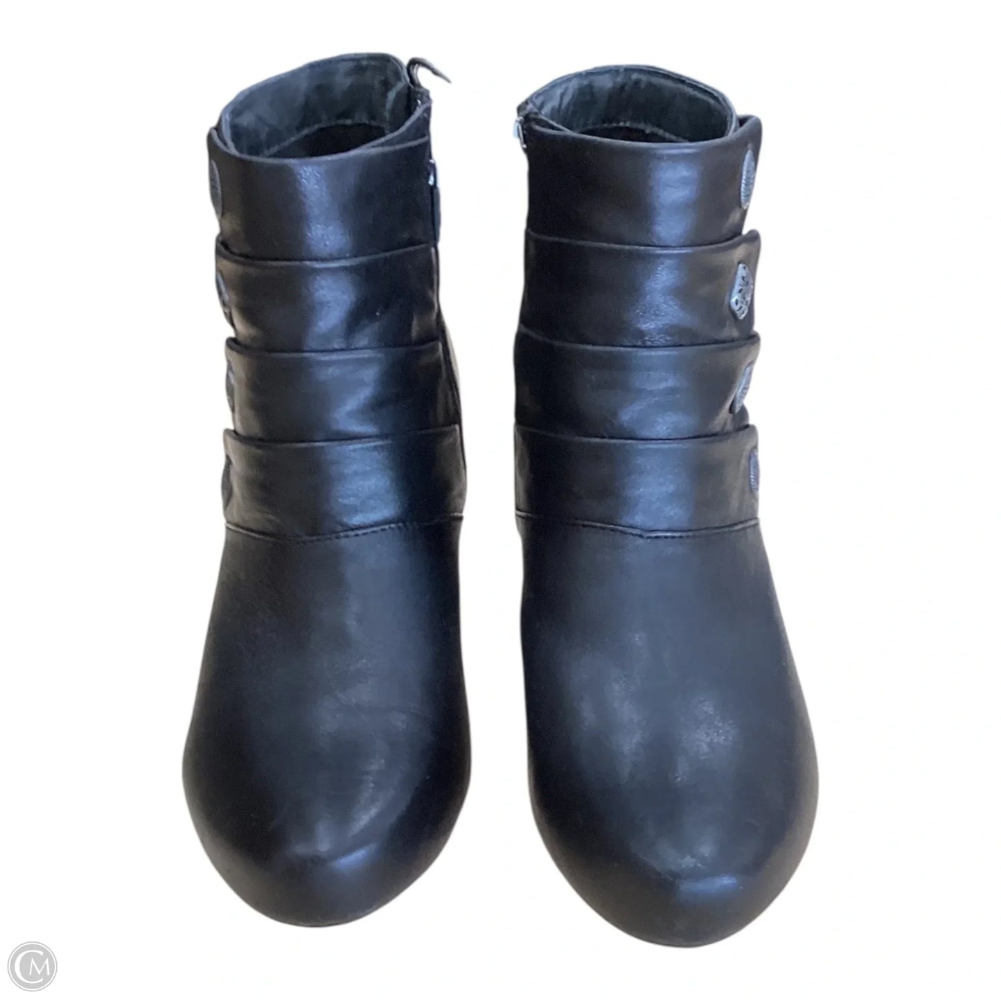 Boots Ankle Heels By Dansko In Black, Size: 8