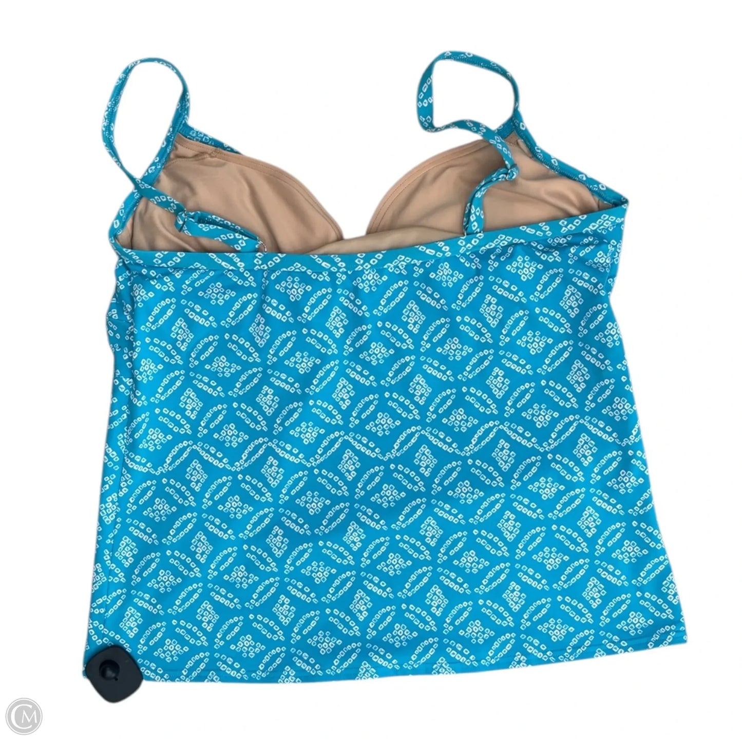 Swimsuit Top By Lands End In Blue, Size: L