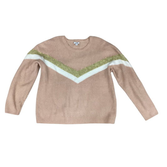 Sweater By Nine West In Peach, Size: 2x