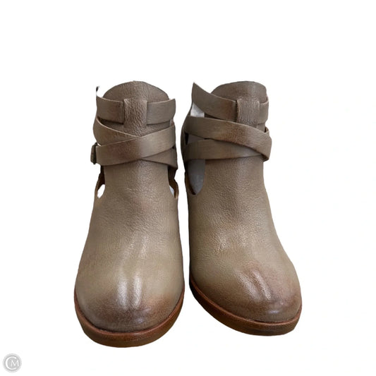 Boots Ankle Heels By Kork Ease In Beige, Size: 8