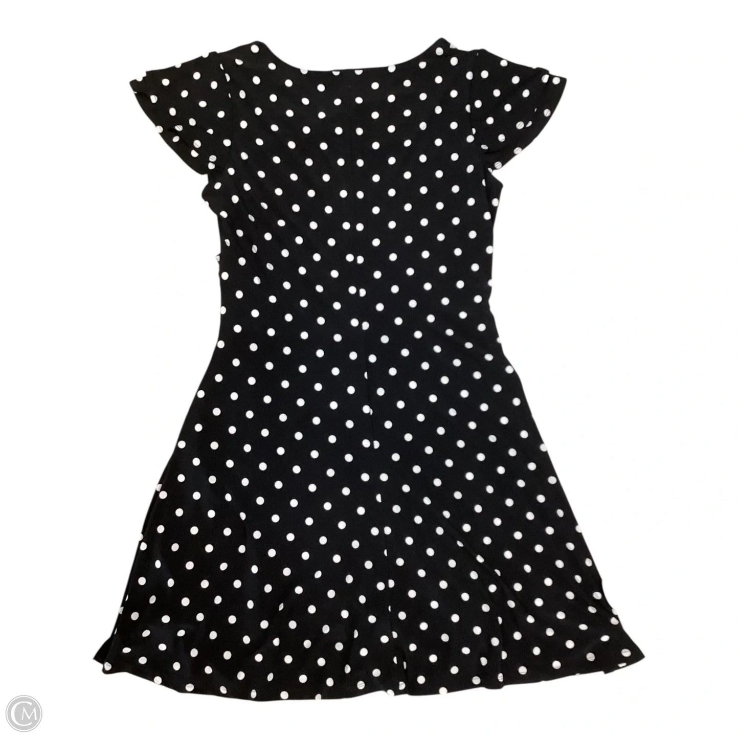 Dress Casual Midi By Lauren By Ralph Lauren In Polkadot Pattern, Size: Xl