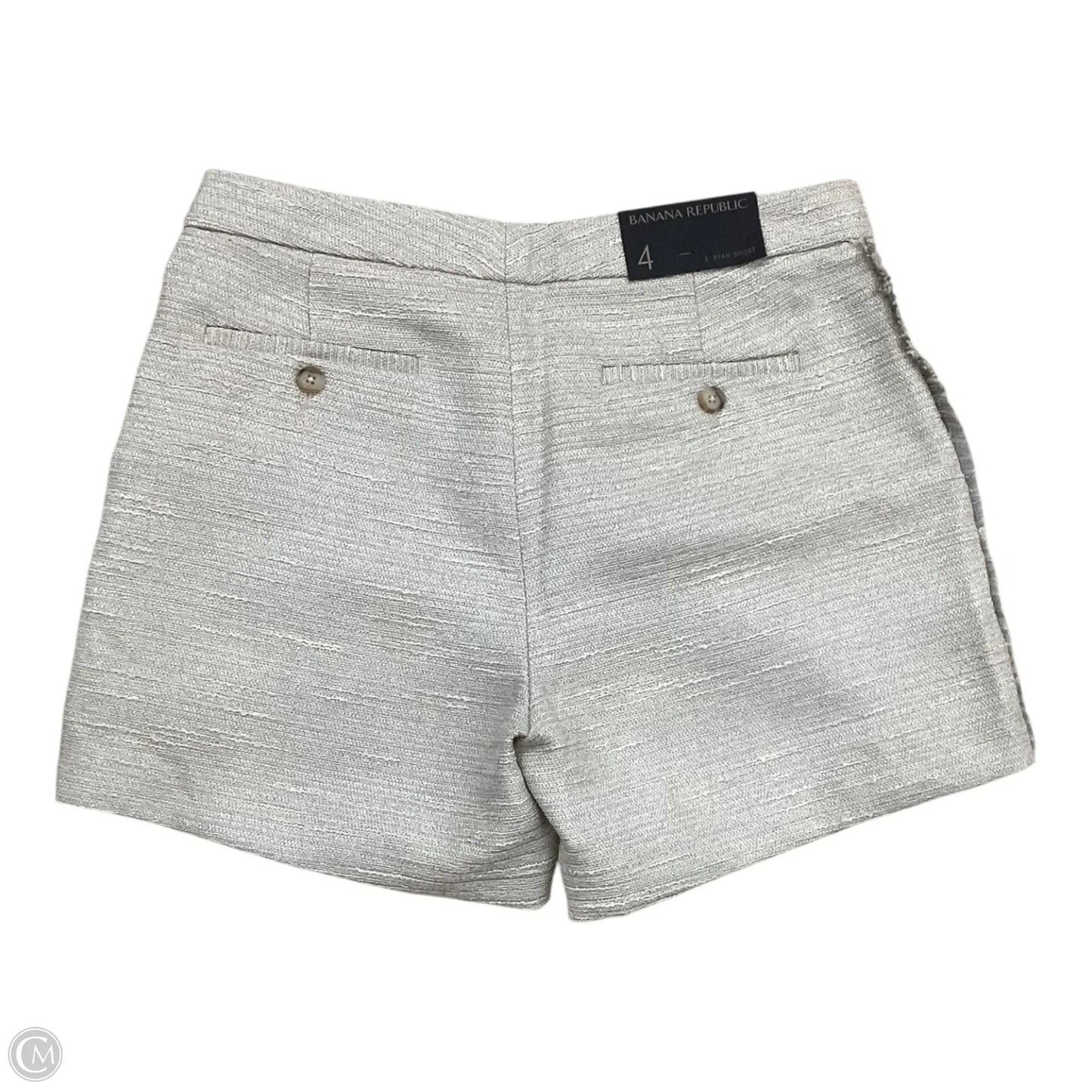 Shorts By Banana Republic In Grey & Tan, Size: 4