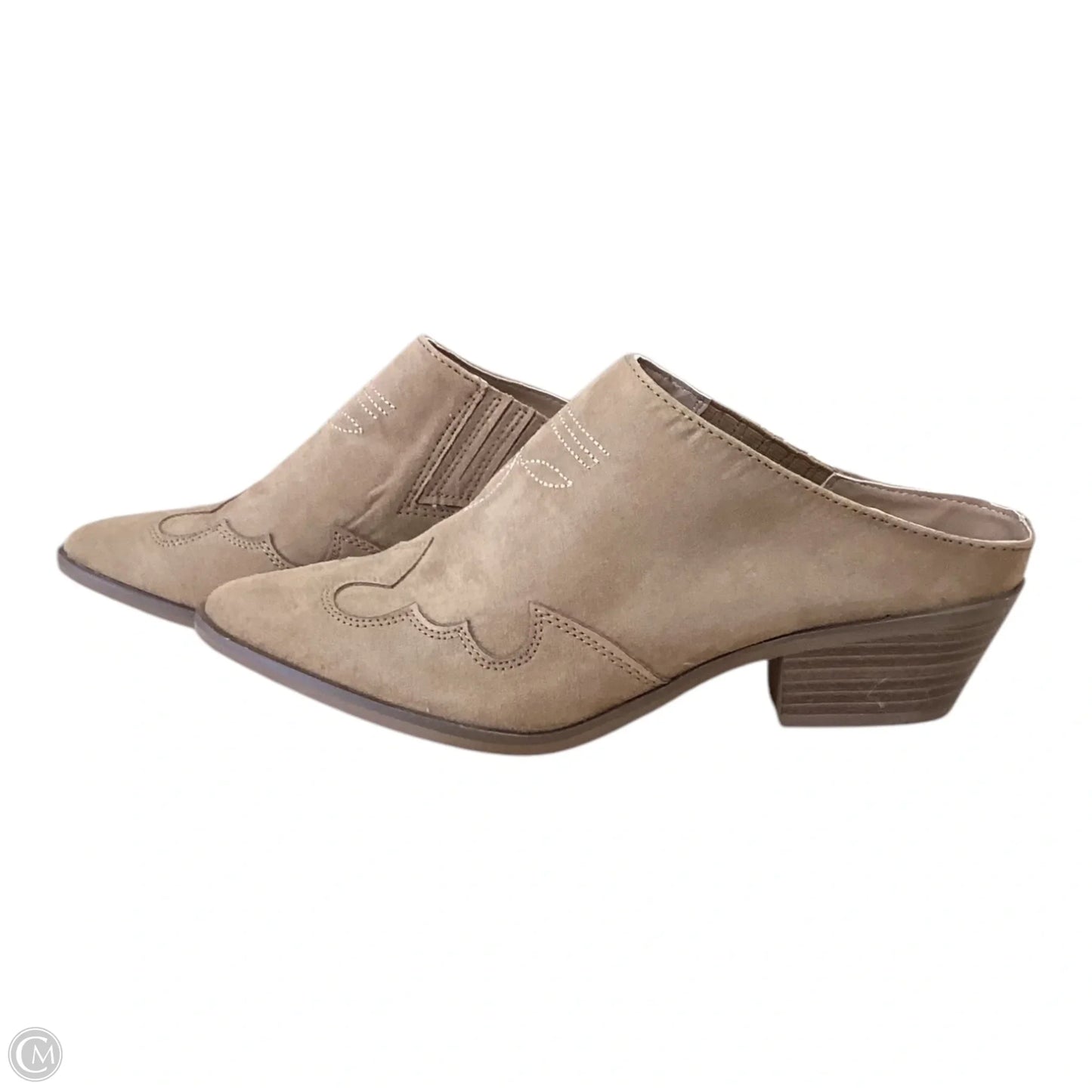 Shoes Heels Block By Esprit In Tan, Size: 7.5