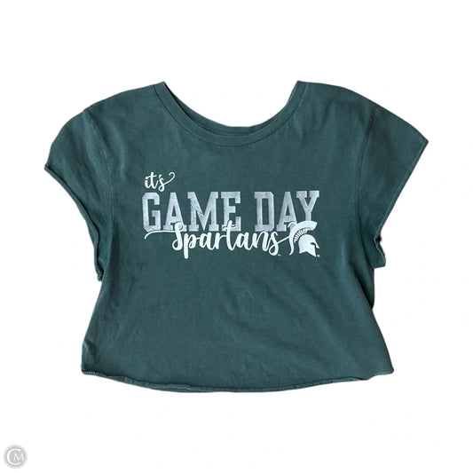 Athletic Top Short Sleeve By Clothes Mentor In Green, Size: S