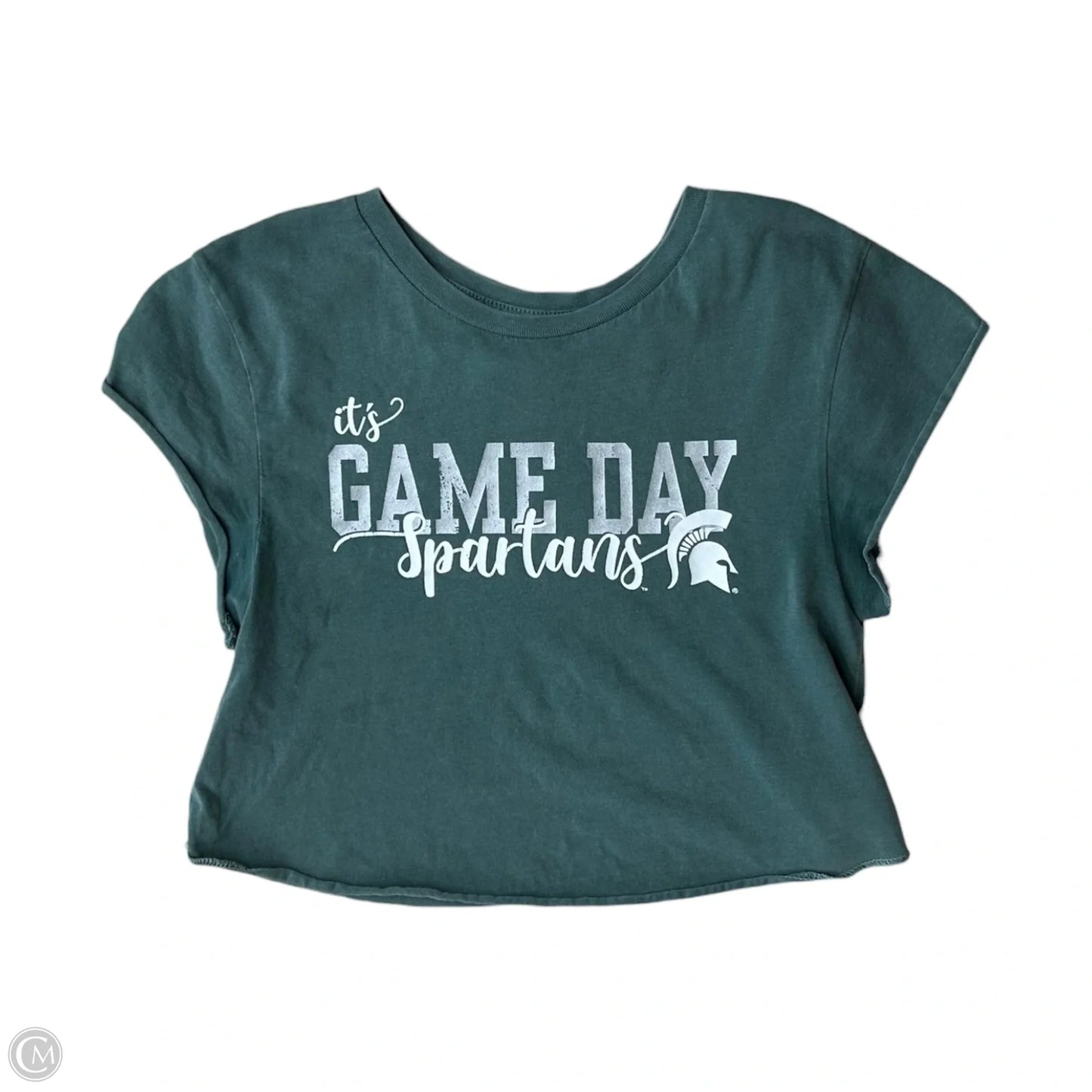 Athletic Top Short Sleeve By Clothes Mentor In Green, Size: S
