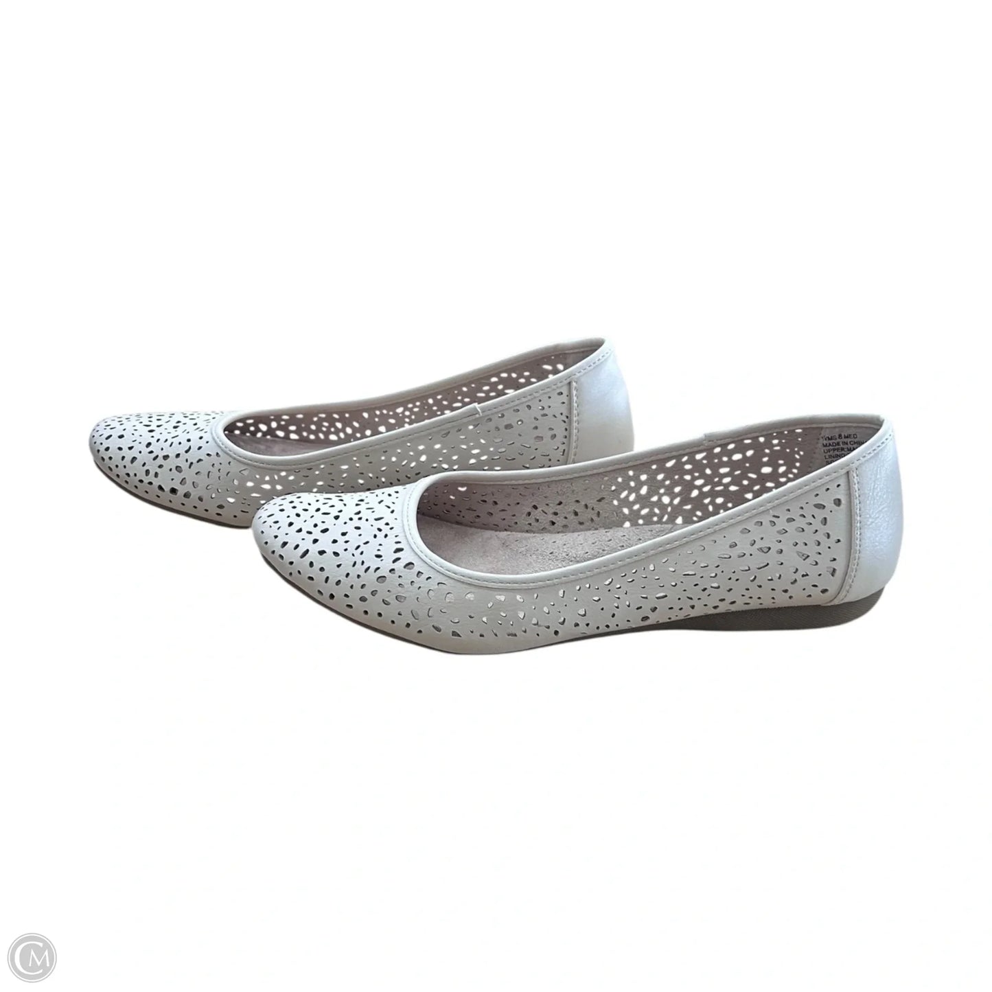 Shoes Flats By Croft And Barrow In Cream, Size: 8