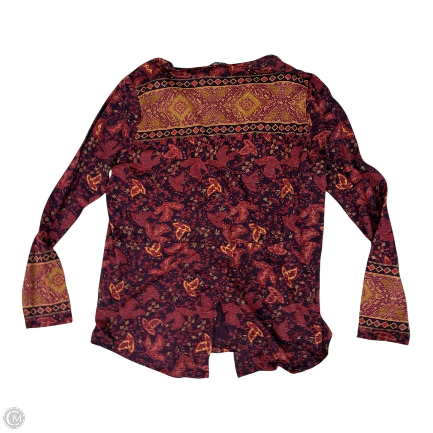 Top Long Sleeve By Lucky Brand In Purple, Size: Xl