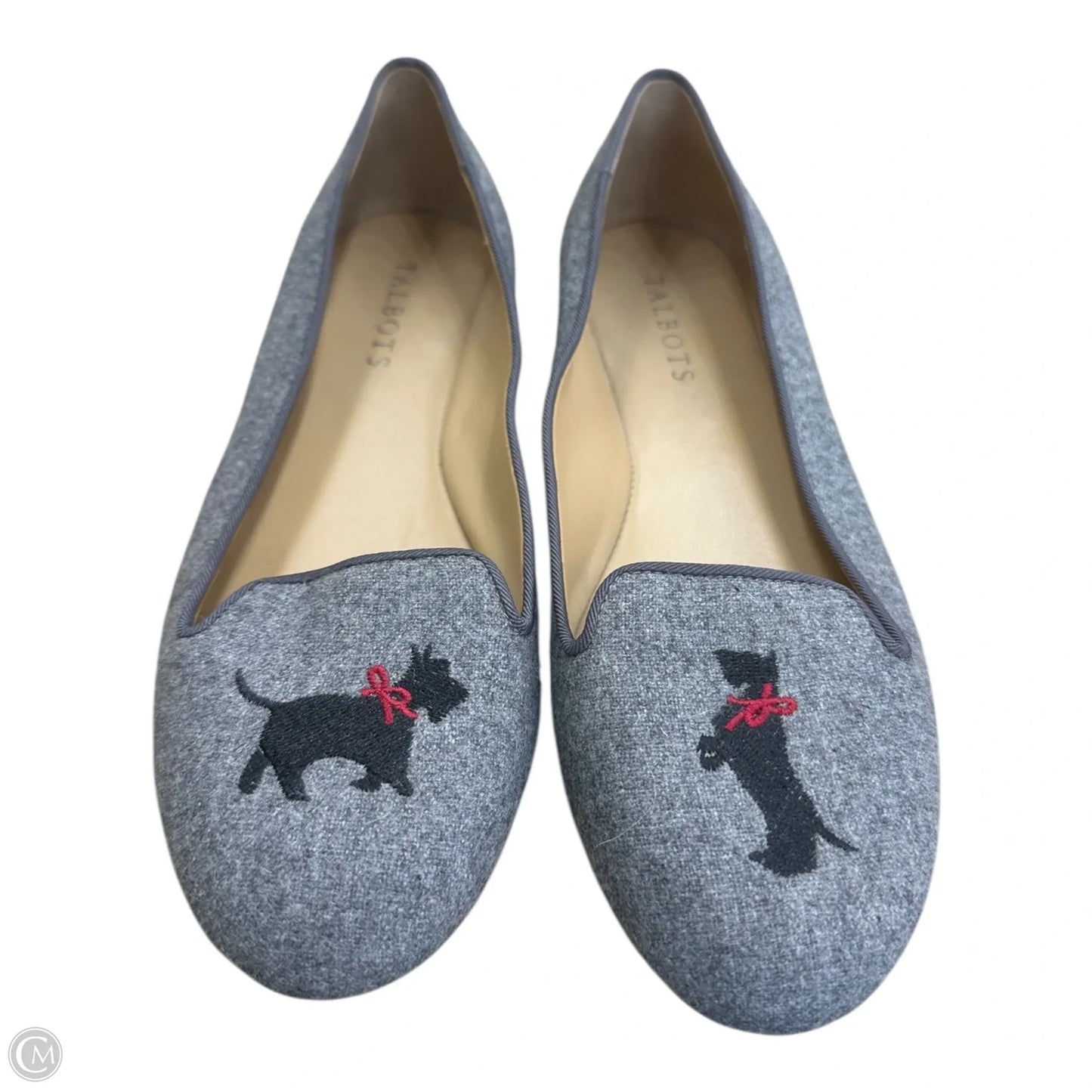 Shoes Flats By Talbots In Grey, Size: 6.5