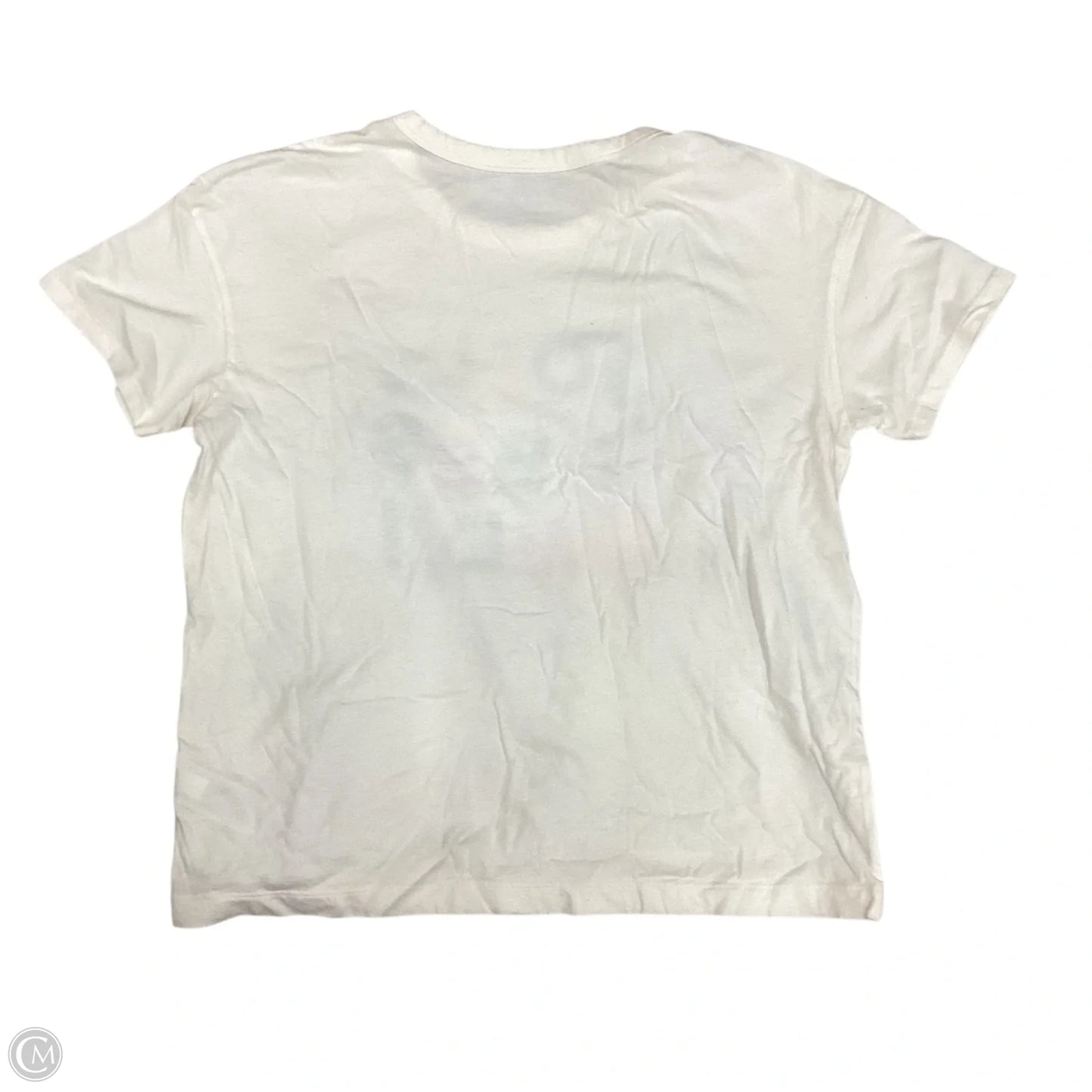 Top Short Sleeve By Old Navy In Cream, Size: M