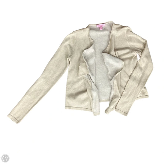 Cardigan Designer By Lilly Pulitzer In Beige, Size: Xs