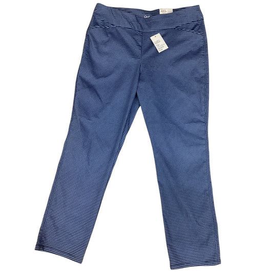 Pants Dress By Croft And Barrow In Blue, Size: 16