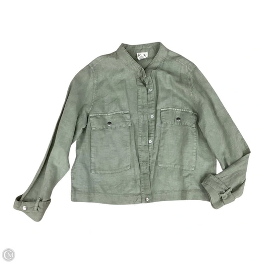 Jacket Other By Nicole By Nicole Miller In Green, Size: L