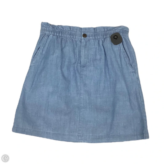 Skirt Mini & Short By J. Crew In Blue Denim, Size: 6