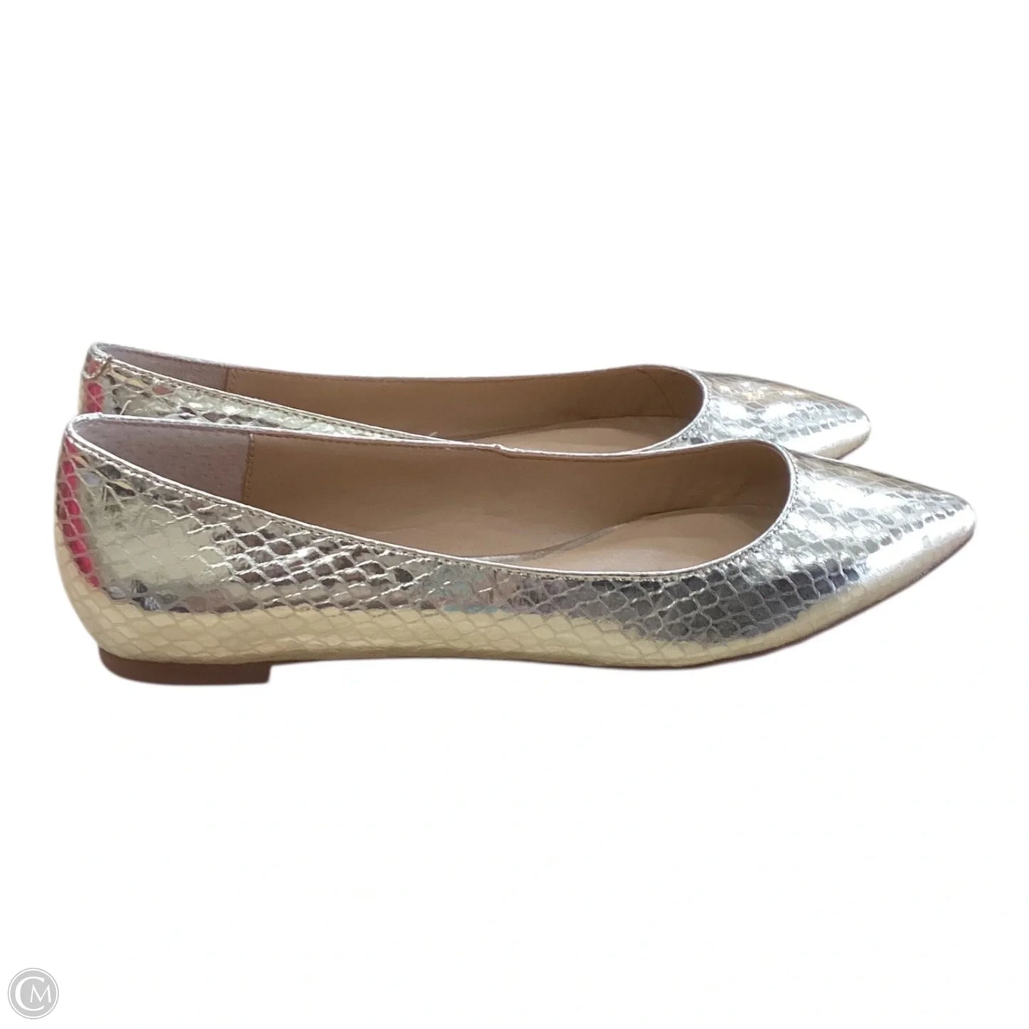 Shoes Flats By Banana Republic In Gold, Size: 7.5