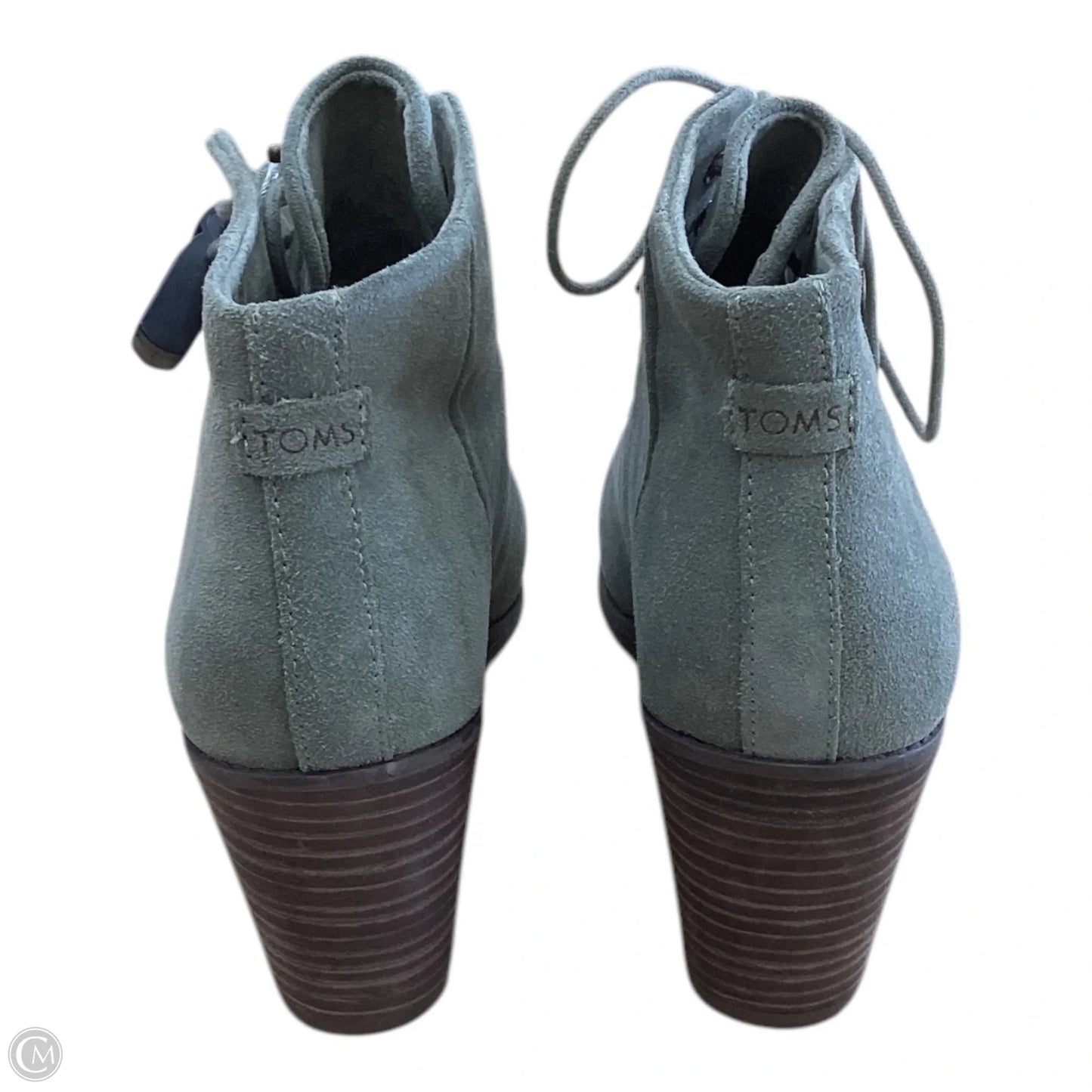 Shoes Heels Block By Toms In Green, Size: 10
