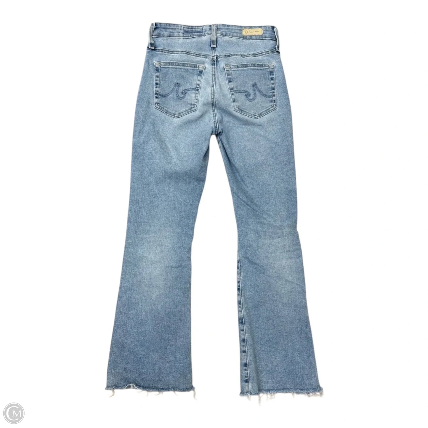 Jeans Flared By Ag Jeans In Blue Denim, Size: 4