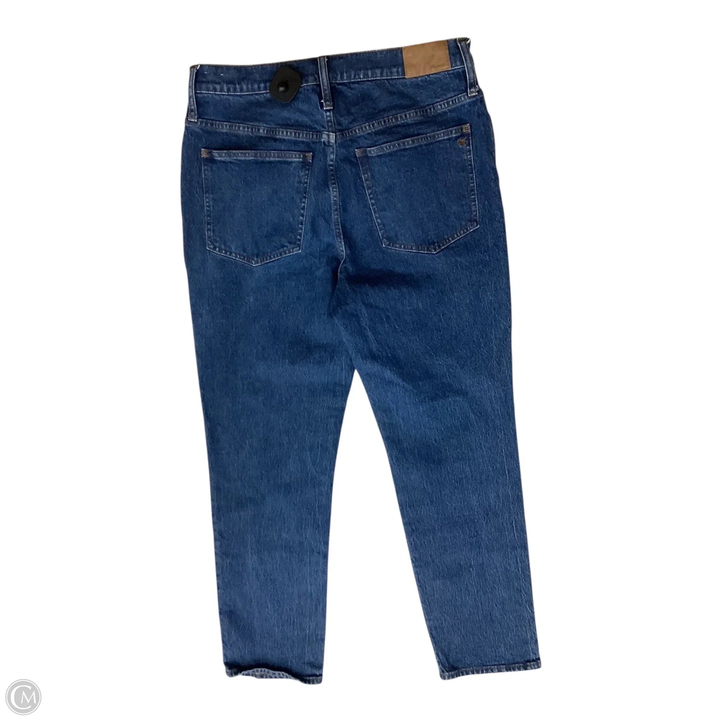 Jeans Straight By Madewell In Blue Denim, Size: 10