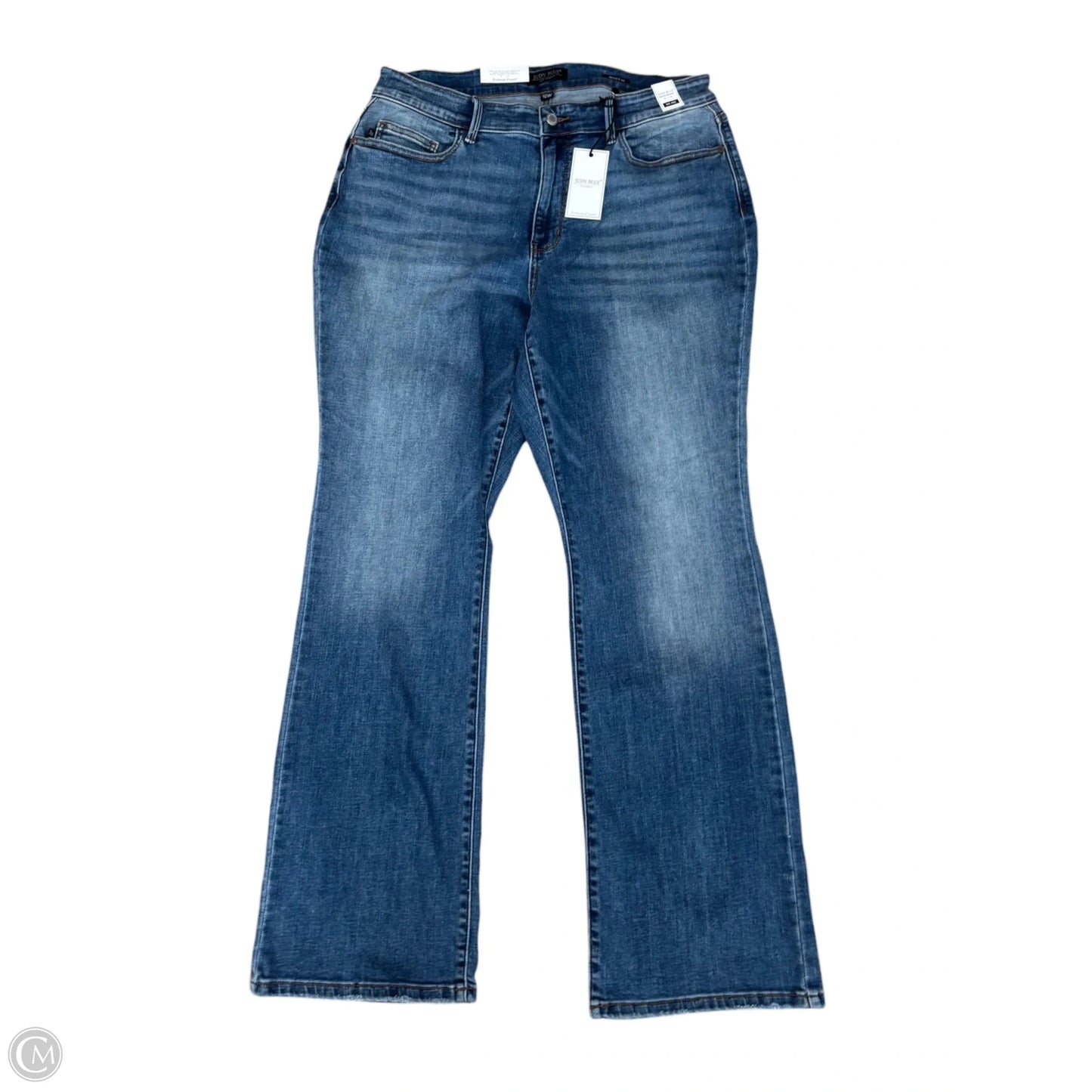 Jeans Boot Cut By Judy Blue In Blue Denim, Size: 16