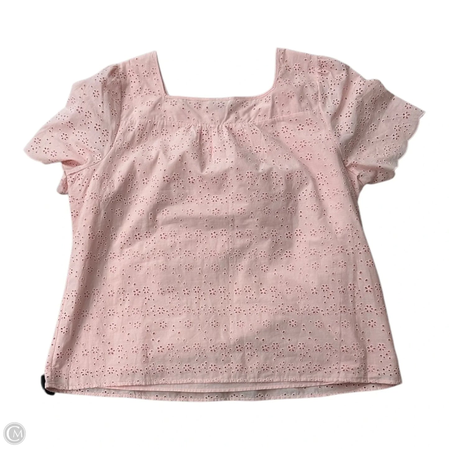 Top Short Sleeve By Talbots In Pink, Size: 3x