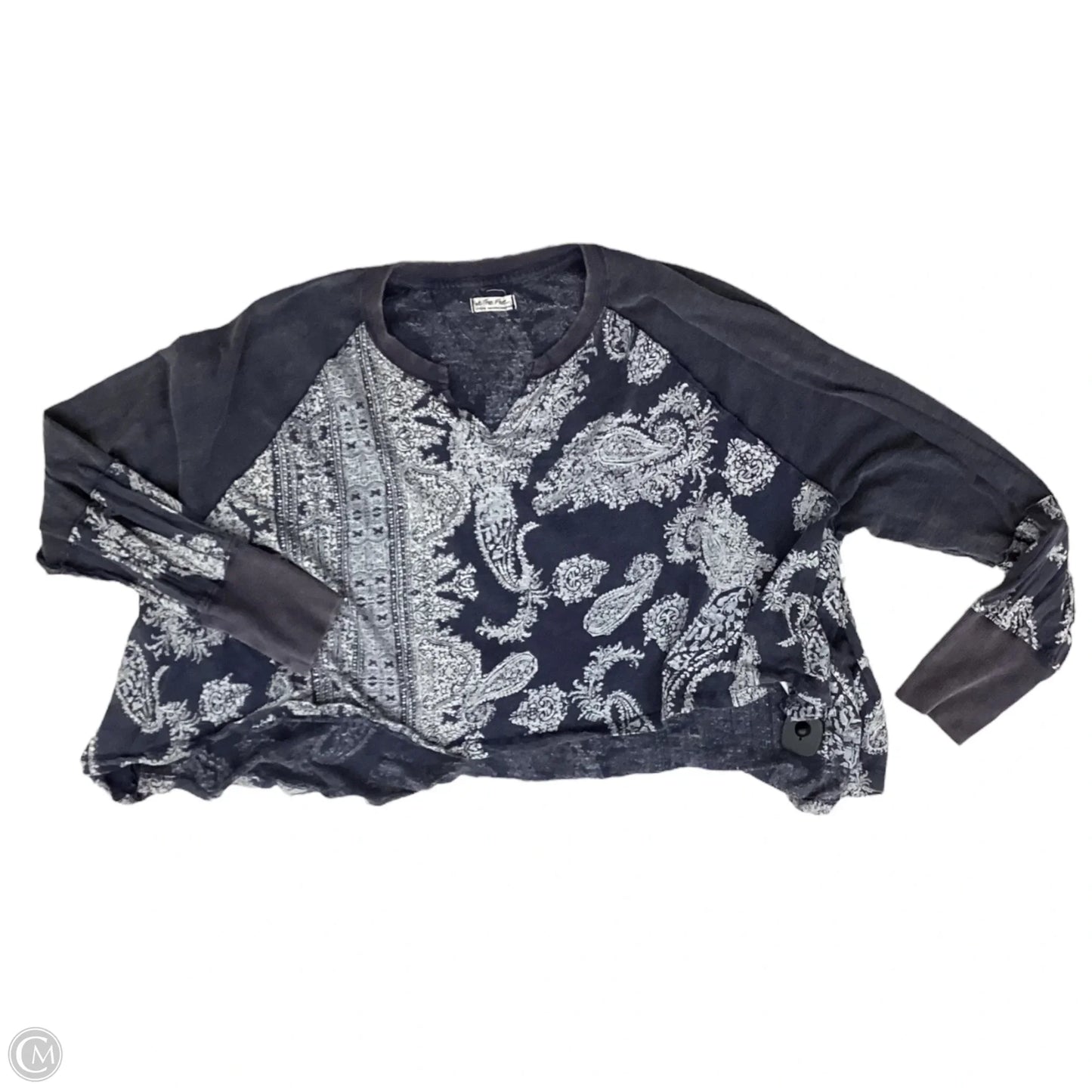 Top Long Sleeve By We The Free In Grey, Size: Xl