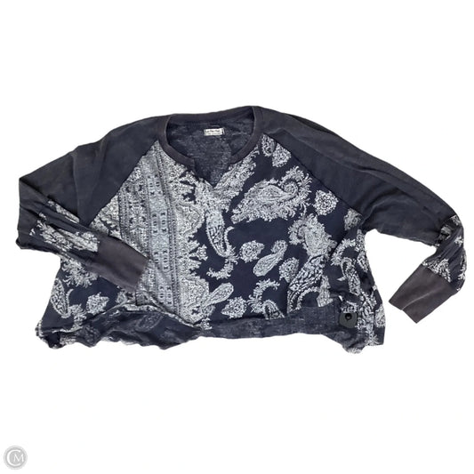 Top Long Sleeve By We The Free In Grey, Size: Xl
